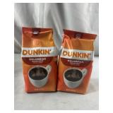 2 Dunkin Donuts Cofffee Packs 11Oz