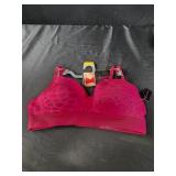 Size large pink wirefree bra