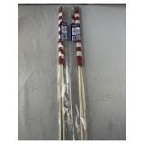 Lot of 2 - 2 Pack American Flags 12x18"