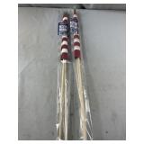 Lot of 2 - 2 Packs American Flags 12x18"