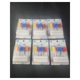6 pks of numbered candles birthday candles