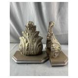 Large Leaf Style Bookends