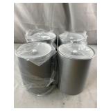 Lot of 4 Ice Buckets with Lids
