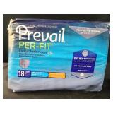 Prevail daily underwear 18 ct size large