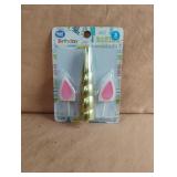 Unicorn horn and ears candles. 6 sets