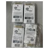 Lot of 4 Packs of Birthday Candles