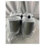 Lot of 4 Ice Buckets with Lids