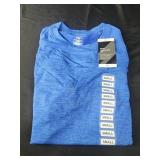 Small  mens work it out short sleeve t shirt blue