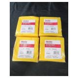 4 packs yellow beverage napkins