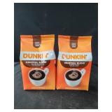 2 bags Dunkin medium roast coffee1 lb each