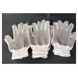 3 pair of gloves