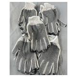 Lot of 5 Garden Gloves with Grips