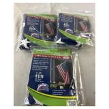 Lot of 3 US Flags 3x5 Ft