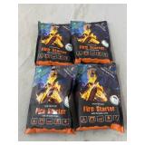 Lot of 4 Instafire Fire Starter Packs