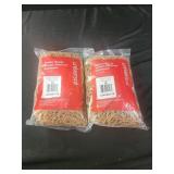 2 pks rubber bands 1 lb each bag