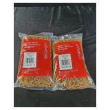 2 pks rubber bands 1 lb each bag