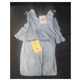 2 pc Salty Lemon size Medium light denim color