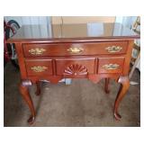 Queen Anne mahogany lowboy 34 x 29 x 19