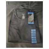 Large mens work it out short sleeve t shirt black