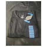 Large mens work it out short sleeve t shirt black