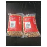 2 pks rubber bands 1 lb each bag