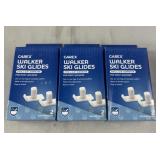 Lot of 3 Walker Ski Glides