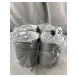 Lot of 4 Ice Buckets with Lids