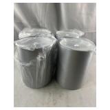 Lot of 4 Ice Buckets with Lids