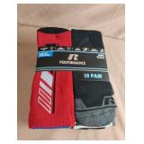Boys crew socks. Large 3-9. 10 pair
