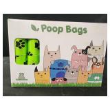 20 rolls poop bags pet clean up