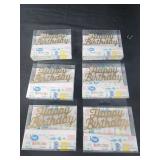 6 pks Happy Birthday candles