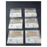 6 pks Happy Birthday candles