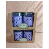 Silicone wrapped glassware. 2-2 17 fl oz packs