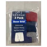3 Pack Boxer Briefs 2XL George Brand