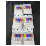 6 pks of birthday candle numbers