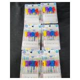 6 pks of birthday candle numbers