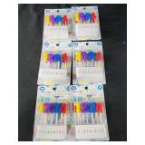 6 pks of birthday candle numbers