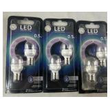 Lot of 3 Packs of LED Night Lights 0.5 W