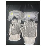 2 pair work gloves and 2 safety googles