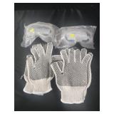 2 pair work gloves and 2 safety googles