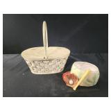 VINTAGE CERAMIC BASEBALL HAT FIGURINE STATUE