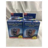 Lot of 2 Automatic Fish Feeder NIB