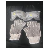 2 pair work gloves and 2 safety googles