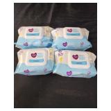 4 packs face and hand wipes 25 ct each