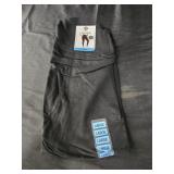 Large black leggings womens