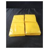 4 packs of yellow napkins