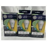 Lot of 3 GE LED Light Bulbs