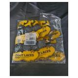 Six 45" boot laces black