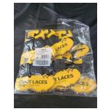 Six 45" boot laces black