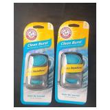 2 packs of 3 each arm and hammer clean burst air
